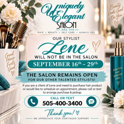 Lene Out of Salon